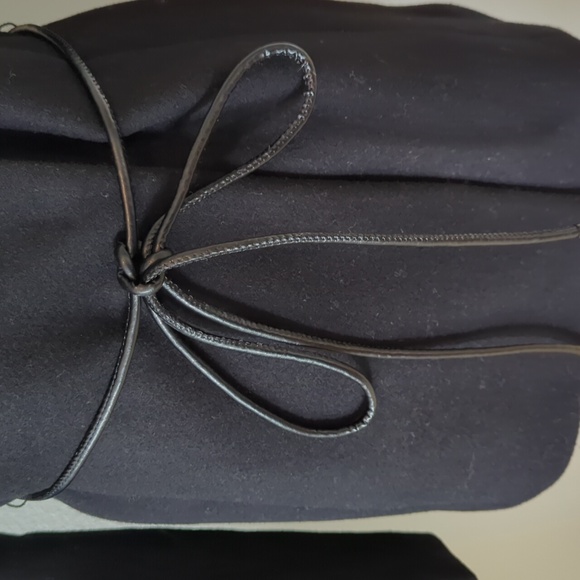 Halogen Stylish Black Blazer with Pleather Belt- Size XS - Picture 3 of 5